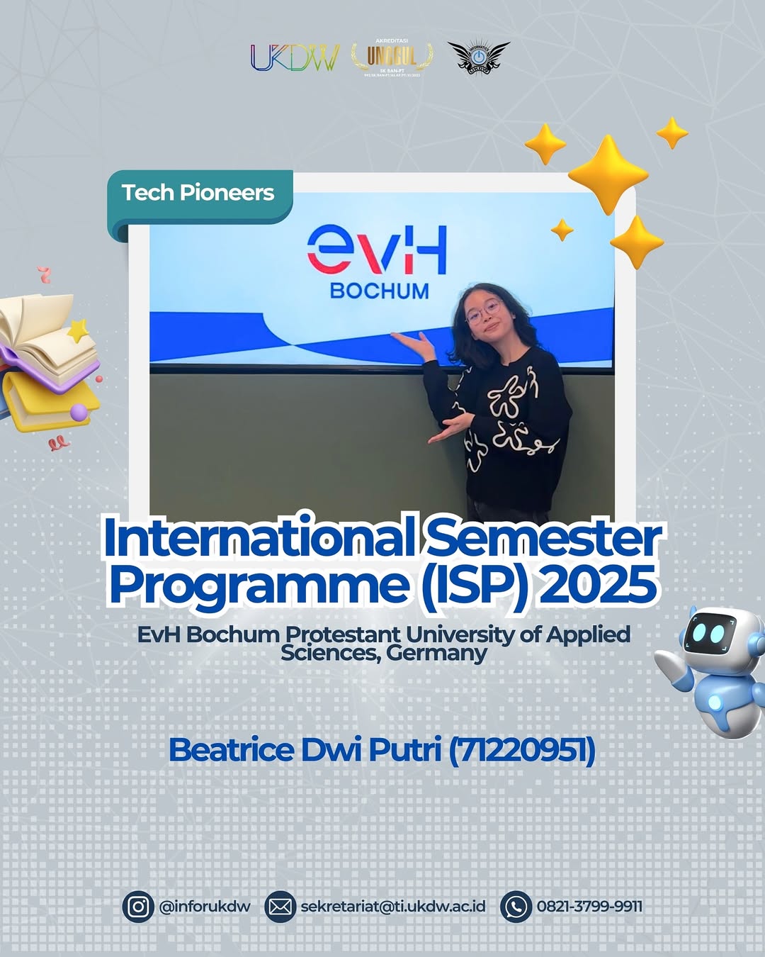 FTI Appreciate – Mahasiswa Informatika International Semester Programme (ISP) 2025 di Jerman